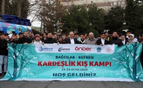 BAĞCILARLI GENÇLER KEFKEN KIŞ KAMPI’NA UĞURLANDI