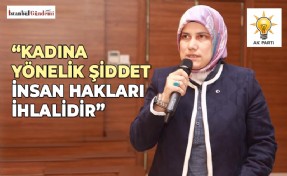 HÜLYA TAŞÇI, MECLİSTE ‘KADINA YÖNELİK ŞİDDETE HAYIR’ DEDİ