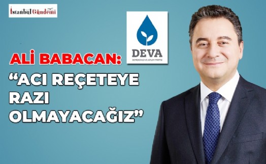 DEVA PARTİSİ GENEL BAŞKANI KIRIKKALE'DEN SESLENDİ