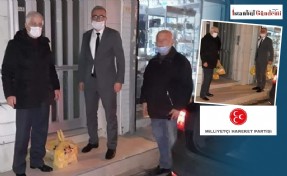 MHP BAYRAMPAŞA YARDIM GÖTÜRMEYE DEVAM EDİYOR