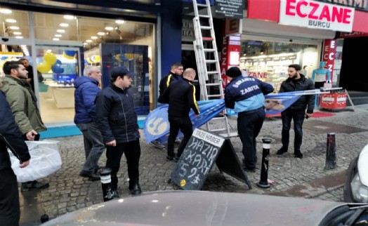 ÜMRANİYE BELEDİYESİ KALDIRIM İŞGALİNE GEÇİT VERMİYOR