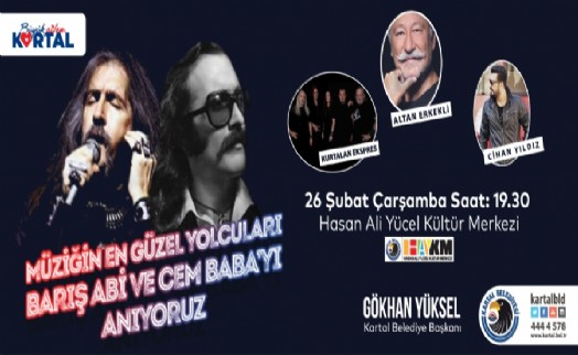 ANADOLU ROCK’UN EFSANELERİ KARTAL’DA ANILACAK