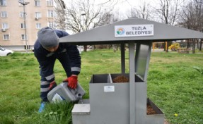 TUZLA’DA SOKAK HAYVANLARI SALGINDA UNUTULMADI