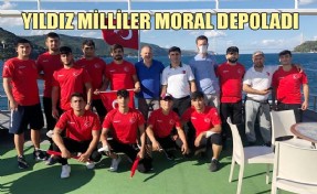 YILDIZ MİLLİ GÜREŞÇİLERE, AK PARTİ SARIYER’DEN MORAL GEZİSİ