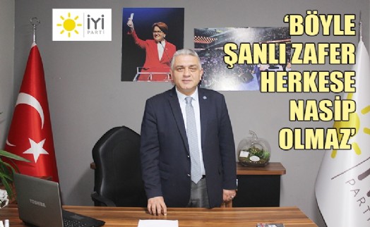 İYİ PARTİ ÜSKÜDAR İLÇE BAŞKANI HASAN OFLUOĞLU'NDAN 30 AĞUSTOS MESAJI