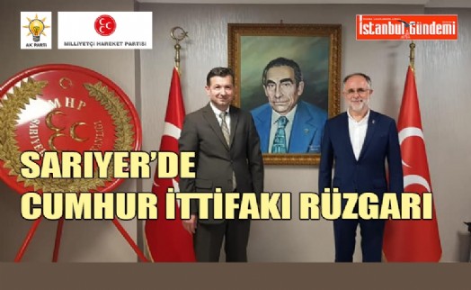 AK PARTİ SARIYER İLÇE BAŞKANLIĞI, MHP SARIYER'İ ZİYARET ETTİ