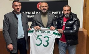 Başkan Karali, Çayelispor yöneticilerini ağırladı