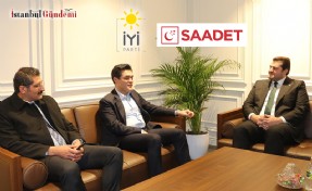 İSTANBUL’DA İYİ PARTİ&SAADET PARTİSİ’NDEN GÖVDE GÖSTERİSİ