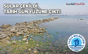 TUZLA’DA 2 BİN YILLIK TARİH, SULAR ÇEKİLİNCE ORTAYA ÇIKTI