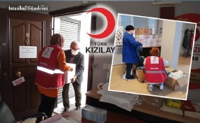 KIZILAY BEŞİKTAŞ YARDIMLARINA DEVAM EDİYOR