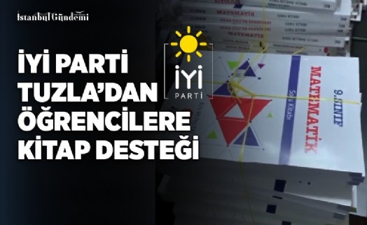 İYİ PARTİ TUZLA’DAN ÖĞRENCİLERE KİTAP DESTEĞİ