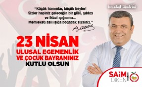 SAİM DİKEN’DEN TARİHİ GÜNE ANLAMLI MESAJ