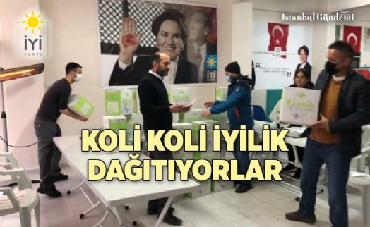 İYİ PARTİ ÜSKÜDAR'DAN RAMAZAN'A ÖZEL ERZAK KOLİSİ YARDIMI