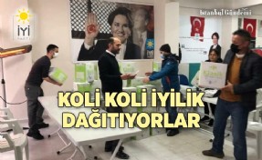 İYİ PARTİ ÜSKÜDAR'DAN RAMAZAN'A ÖZEL ERZAK KOLİSİ YARDIMI