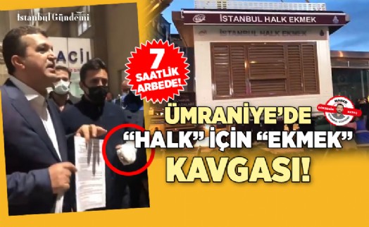 HALK EKMEK BÜFESİNİN AÇILIŞINDA OLAY ÇIKTI