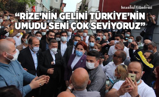 MERAL AKŞENER’E ÜSKÜDAR’DA COŞKULU KARŞILAMA