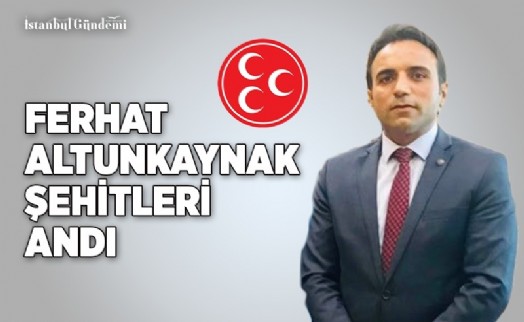 FERHAT ALTUNKAYNAK TUZLA MECLİSİ'NDE ŞEHİTLERİ ANDI