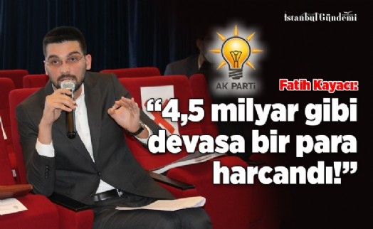 FATİH KAYACI, ‘ACİL MÜDAHALE YAPILMAZSA BORÇ, BÜTÇEYİ GEÇECEK’