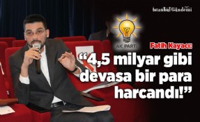 FATİH KAYACI, ‘ACİL MÜDAHALE YAPILMAZSA BORÇ, BÜTÇEYİ GEÇECEK’