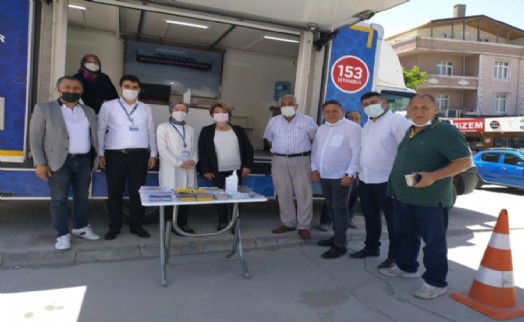 CHP ARNAVUTKÖY, 153 BEYAZ MASA YETKİLİLERİNİ ZİYARET ETTİ