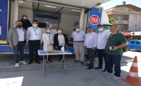 CHP ARNAVUTKÖY, 153 BEYAZ MASA YETKİLİLERİNİ ZİYARET ETTİ