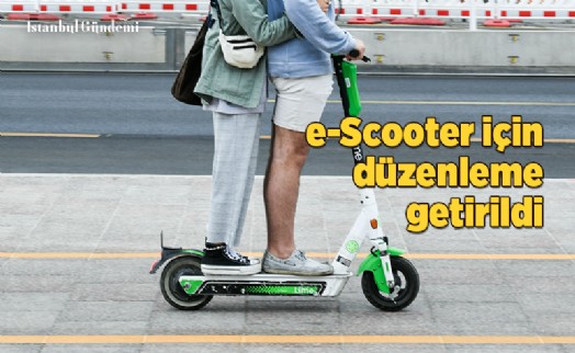 E-SCOOTERLAR İÇİN YASAL DÜZENLEME GELDİ