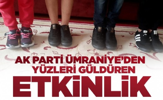 AK PARTİ ÜMRANİYE’DEN YÜZLERİ GÜLDÜREN ETKİNLİK