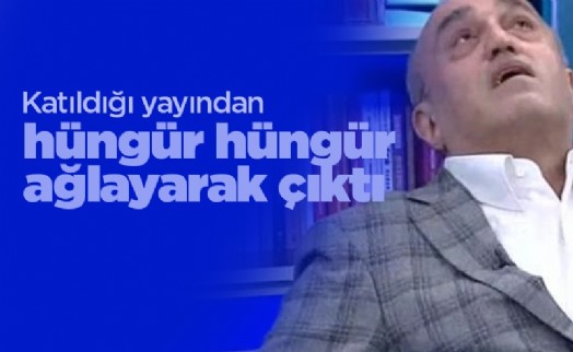 Abdurrahim Albayrak, katıldığı yayından hüngür hüngür ağlayarak çıktı