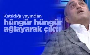 Abdurrahim Albayrak, katıldığı yayından hüngür hüngür ağlayarak çıktı