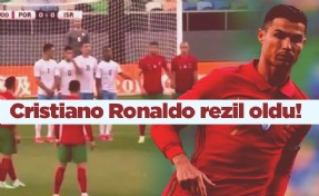 Cristiano Ronaldo rezil oldu!