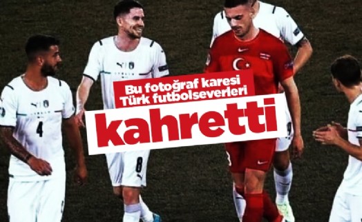 Bu fotoğraf karesi Türk futbolseverleri kahretti