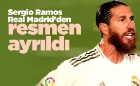 Sergio Ramos Real Madrid'den resmen ayrıldı