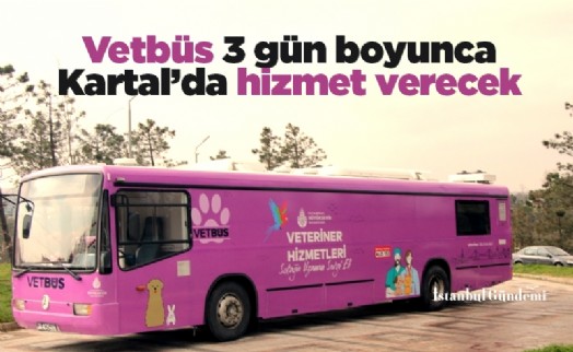 Vetbüs 3 gün boyunca Kartal’da hizmet verecek