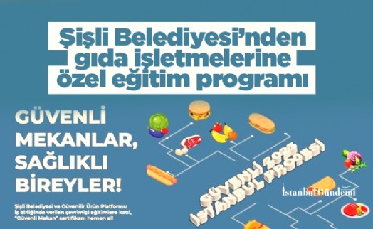 Şişli Belediyesi’nden gıda işletmelerine özel eğitim programı 