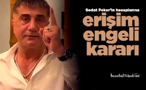 Sedat Peker’in hesaplarına erişim engeli kararı