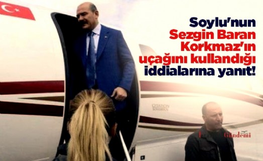 İçişleri'nden Bakan Soylu'nun Sezgin Baran Korkmaz'ın uçağını kullandığı iddialarına yanıt! Faturayı da paylaştılar