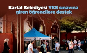 Kartal Belediyesi YKS sınavına giren öğrencilere destek