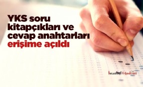 YKS soru kitapçıkları ve cevap anahtarları erişime açıldı