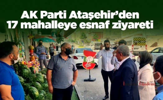 AK Parti Ataşehir’den 17 mahalleye esnaf ziyareti