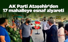 AK Parti Ataşehir’den 17 mahalleye esnaf ziyareti