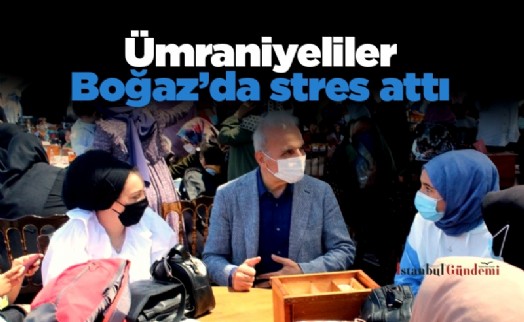 Ümraniyeliler Boğaz’da stres attı