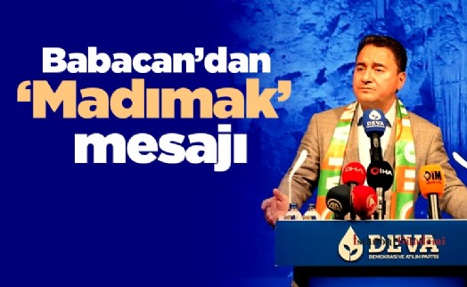 Babacan’dan ‘Madımak’ mesajı