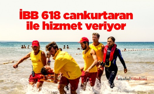 İBB 618 cankurtaran ile hizmet veriyor