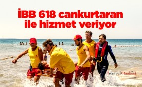 İBB 618 cankurtaran ile hizmet veriyor