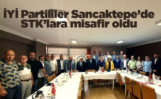 İYİ Partililer Sancaktepe’de STK’lara misafir oldu