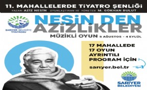 Sarıyer’de tiyatro sesleri yükselecek