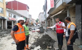 Başkan Yüksel afetzede vatandaşlarla bir araya geldi