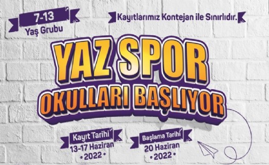 Yaz Spor Okulları Çekmeköylü çocukları bekliyor