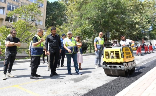 Başkan Rıza Akpolat çalışmaları yerinde inceledi