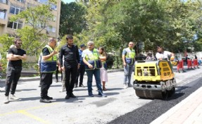 Başkan Rıza Akpolat çalışmaları yerinde inceledi